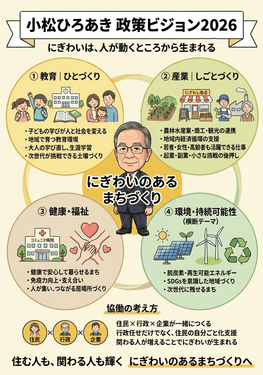 小松ひろあき 政策ビジョン2026